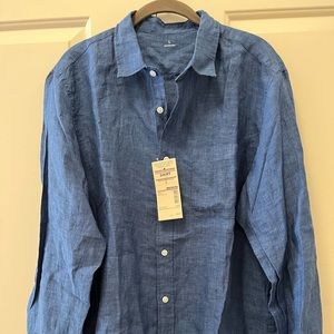 NWT: Men’s Muji linen shirt, never worn.